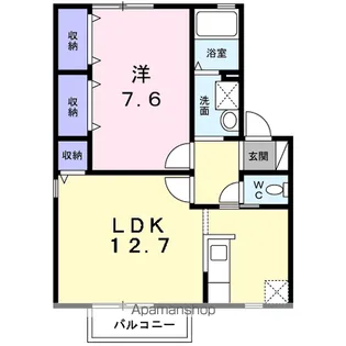 コリーヌ神戸 B【2階】の間取り