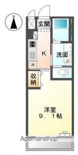 香川県高松市春日町【アパート】の間取り