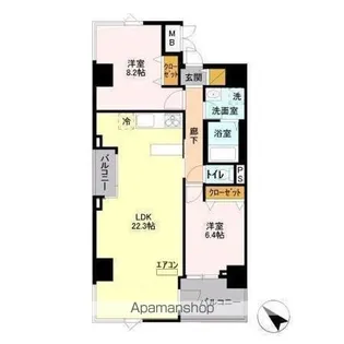 グリーンヒルズ【7階】の間取り