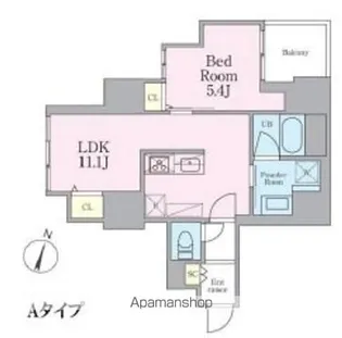 シュトラーレ本駒込【7階】の間取り