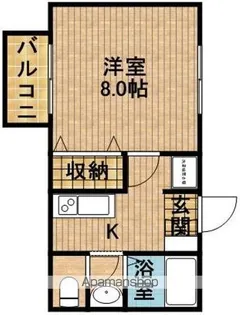 コーポサンガ【2階】の間取り