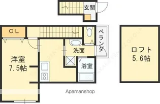 あんしん小山08−1020【201号室】の間取り