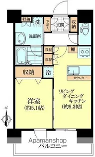 HF西新宿レジデンスEAST【2階】の間取り