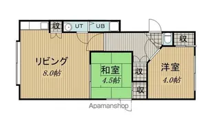 中山 花川北ビル【3階】の間取り
