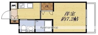 ドゥーエ江坂Ⅱ【7階】の間取り