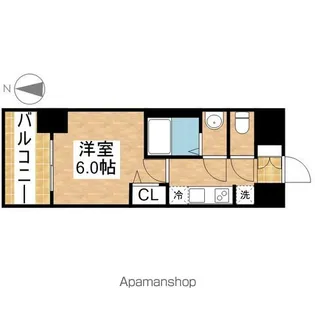 プレサンス桜山駅前アフォード【8階】の間取り