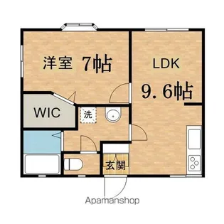 クレール【1階】の間取り