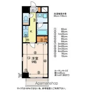 プランドール浅間町【10階】の間取り