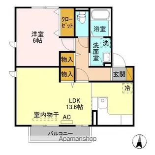 レセンテ【2階】の間取り