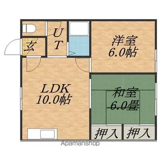 元町ユーコーポ【3階】の間取り