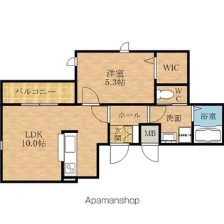 ポラリス【2階】の間取り