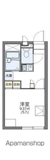 レオパレスリュウタロウ【2階】の間取り