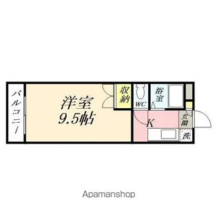 ウィスティリア【3階】の間取り