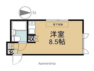 コーポFUSHIMI【1階】の間取り