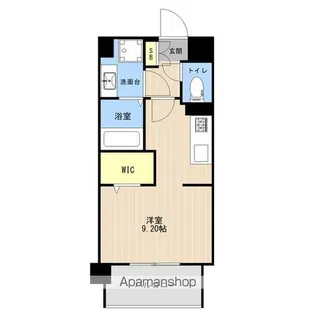 LIBTH新水前寺【9階】の間取り