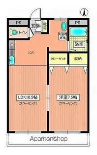 舞鳳夢勘遂【3階】の間取り