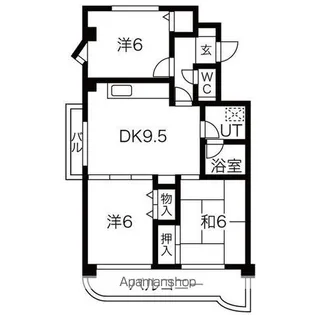 ローヤル樹林【3階】の間取り