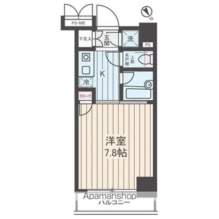 ヴェルステージ関内【9階】の間取り