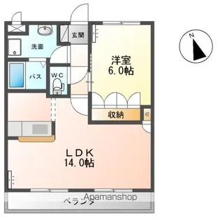 サンク エトワール【2階】の間取り