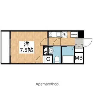ルーナ・フロール【2階】の間取り