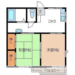 セフィラ藤浪B棟【201号室】の間取り