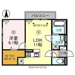 メゾンドシャラ【3階】の間取り