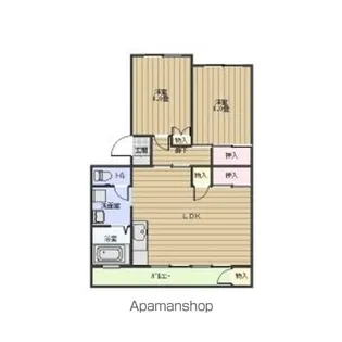 第1青峰ビル【305号室】の間取り