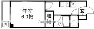 クリーンハイム関【205号室】の間取り