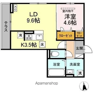 SENSIA小田原5丁目【1階】の間取り