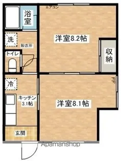 小林ハイツ【7号室】の間取り