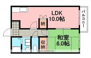 コルンベスト【1階】の間取り