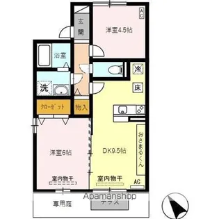 アネックスC棟【1階】の間取り