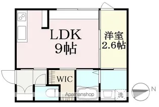 PRIMAVERA春江【208号室】の間取り