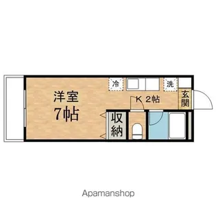 メゾンさくら【205号室】の間取り