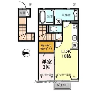 グランジュール【2階】の間取り