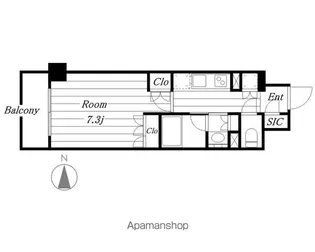 パークアクシス名駅南グランデ【3階】の間取り