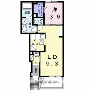 フィオリーレⅧ【1階】の間取り