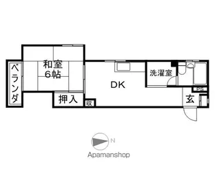 七瀬中町ホームズ【3階】の間取り