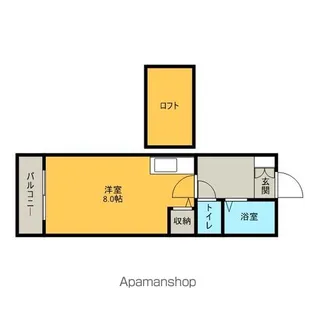 エルボン香椎A棟【102号室】の間取り