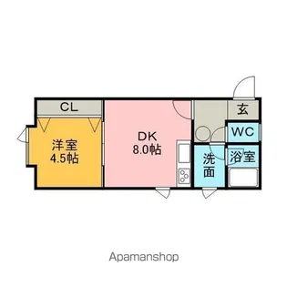 ガーデンヒルズ【2階】の間取り