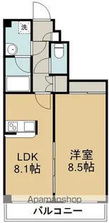 プリエ白鳥【6階】の間取り