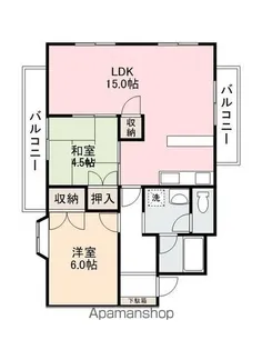 エステート三条【1階】の間取り