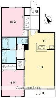 仮称)NOVガーデンハウス谷田部 FG棟【1階】の間取り