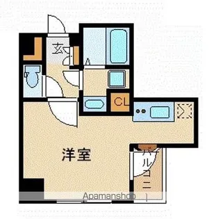 アヴァンツァーレ元町【11階】の間取り