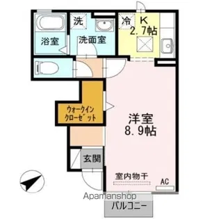 Chou Chou 橋目【1階】の間取り