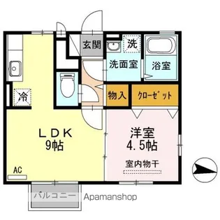 モナリエ南蔵王【2階】の間取り