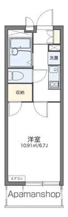 レオパレスさくら高津【2階】の間取り