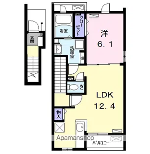 Twins B(ツインズ)【2階】の間取り