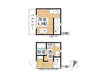 Sunny枇杷島【1階】の間取り