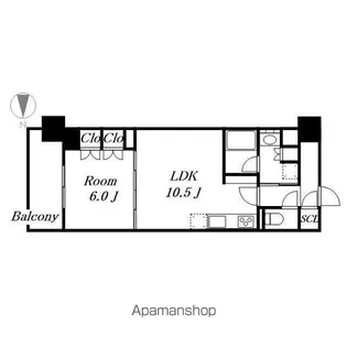 ラフィシア上前津「カミマエヅ」【3階】の間取り